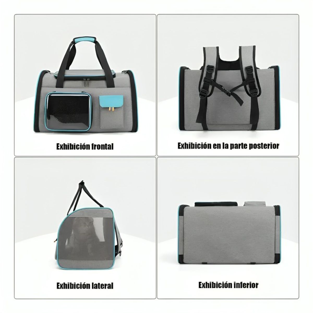 GENERICO - Bolso Transportador Para Mascota Viaje Mochila Transpirable