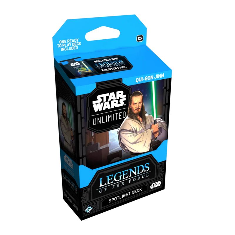 FANTASY FLIGHT GAMES - StarWars Unlimited Legends of the Force Qui-Gon Jinn Español