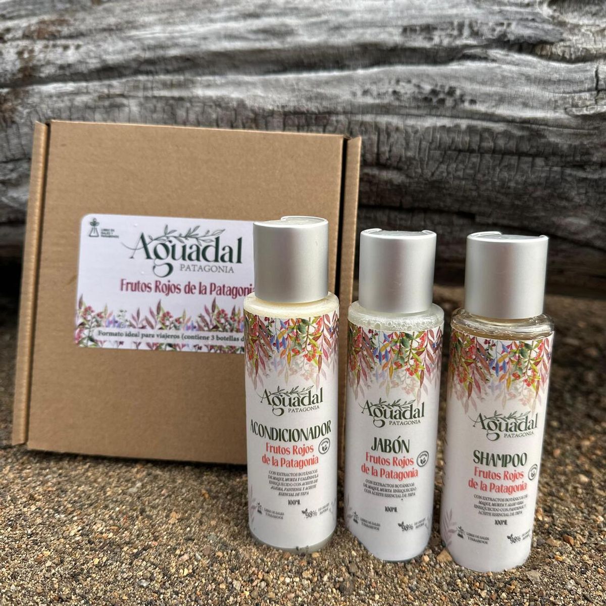 AGUADAL - Pack Travel Size Frutos Rojos de la patagonia