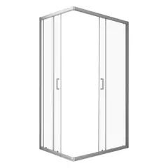 JOYTEK - Shower Rectangular Lens Vidrios Transparentes 100x80cm Sin Receptáculo