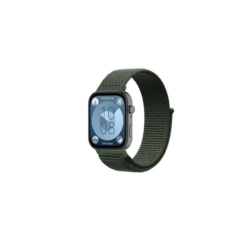 GENERICO - Correa De Nylon Para Huawei Watch Fit 4- VERDE OSCURO