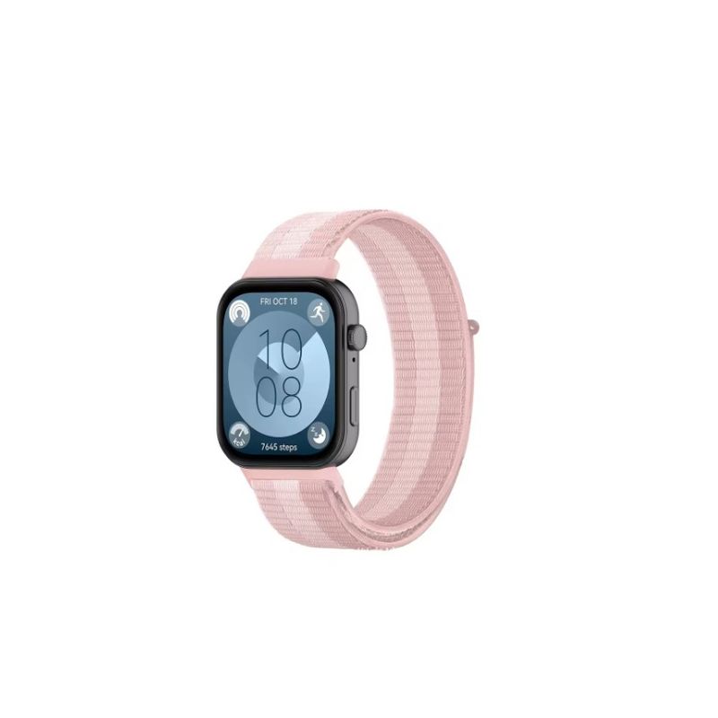 GENERICO - Correa De Nylon Para Huawei Watch Fit 4- ROSA