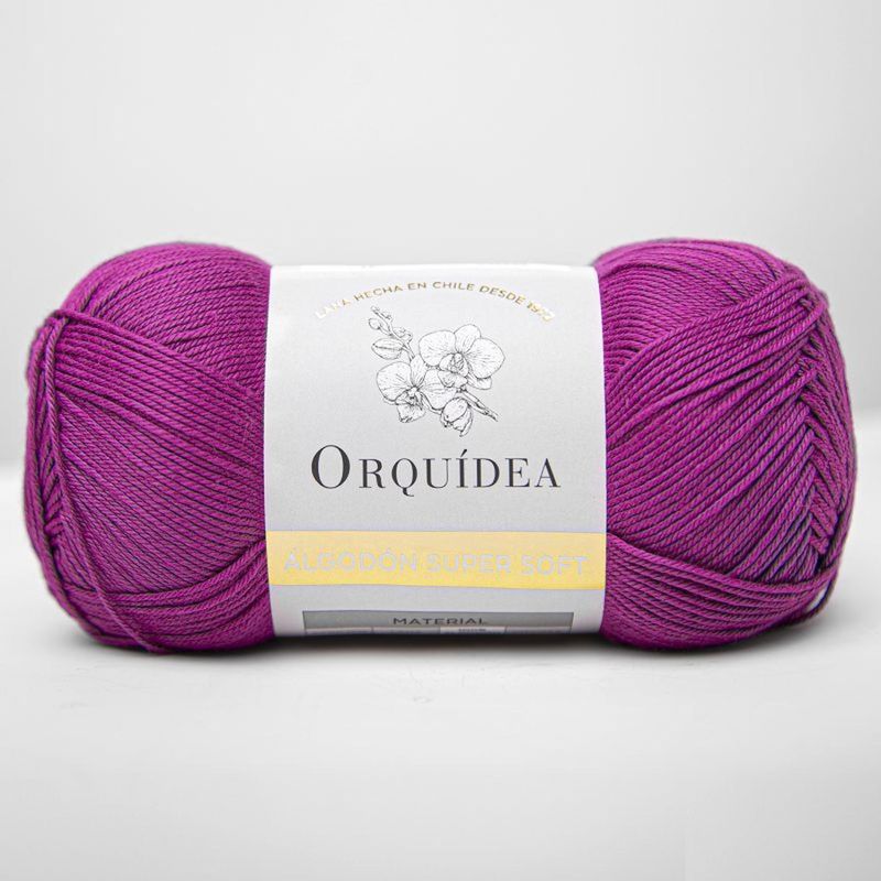 ORQUIDEA - LANA OVILLO 100% ALGODÓN SUPER SOFT ORQUÍDEA ANTIALÉRGICA - Fucsia