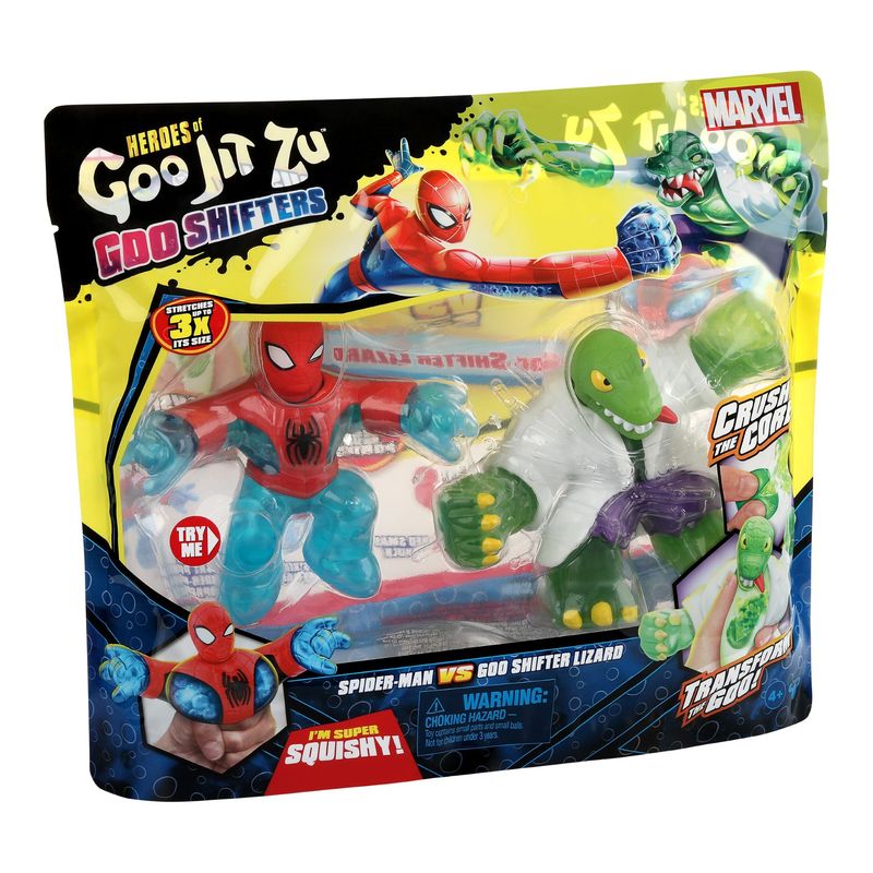 BOING TOYS - Goo Jit Zu Marvel Shifters Spiderman V The Lizard