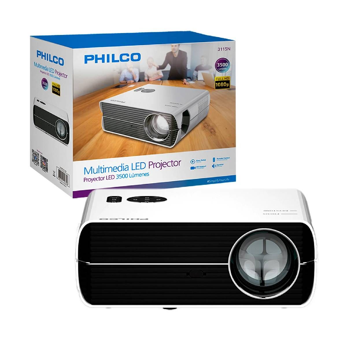 PHILCO - Proyector 7000 Lumenes Philco 3115N