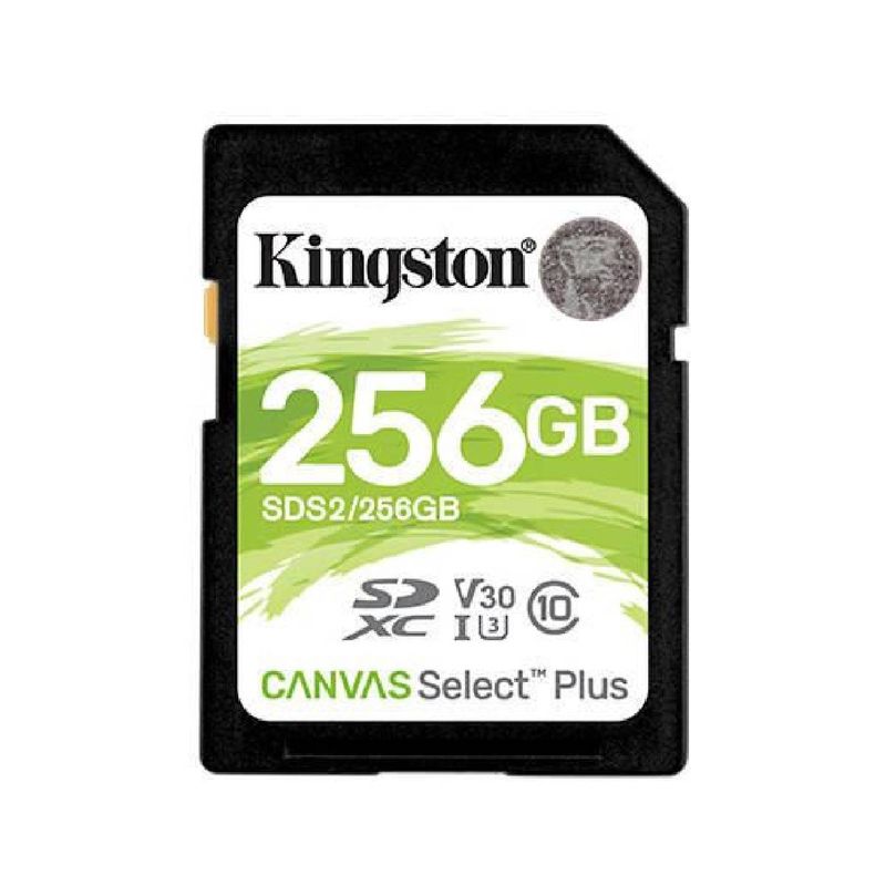 KINGSTON - Tarjeta SD Kingston 256GB Canvas Select Plus SDS2256GB