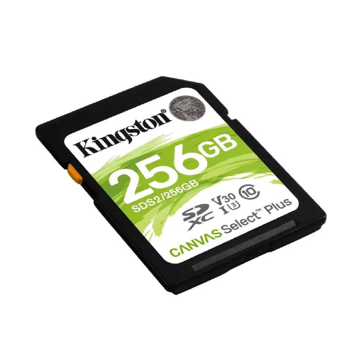 KINGSTON - Tarjeta SD Kingston 256GB Canvas Select Plus SDS2/256GB