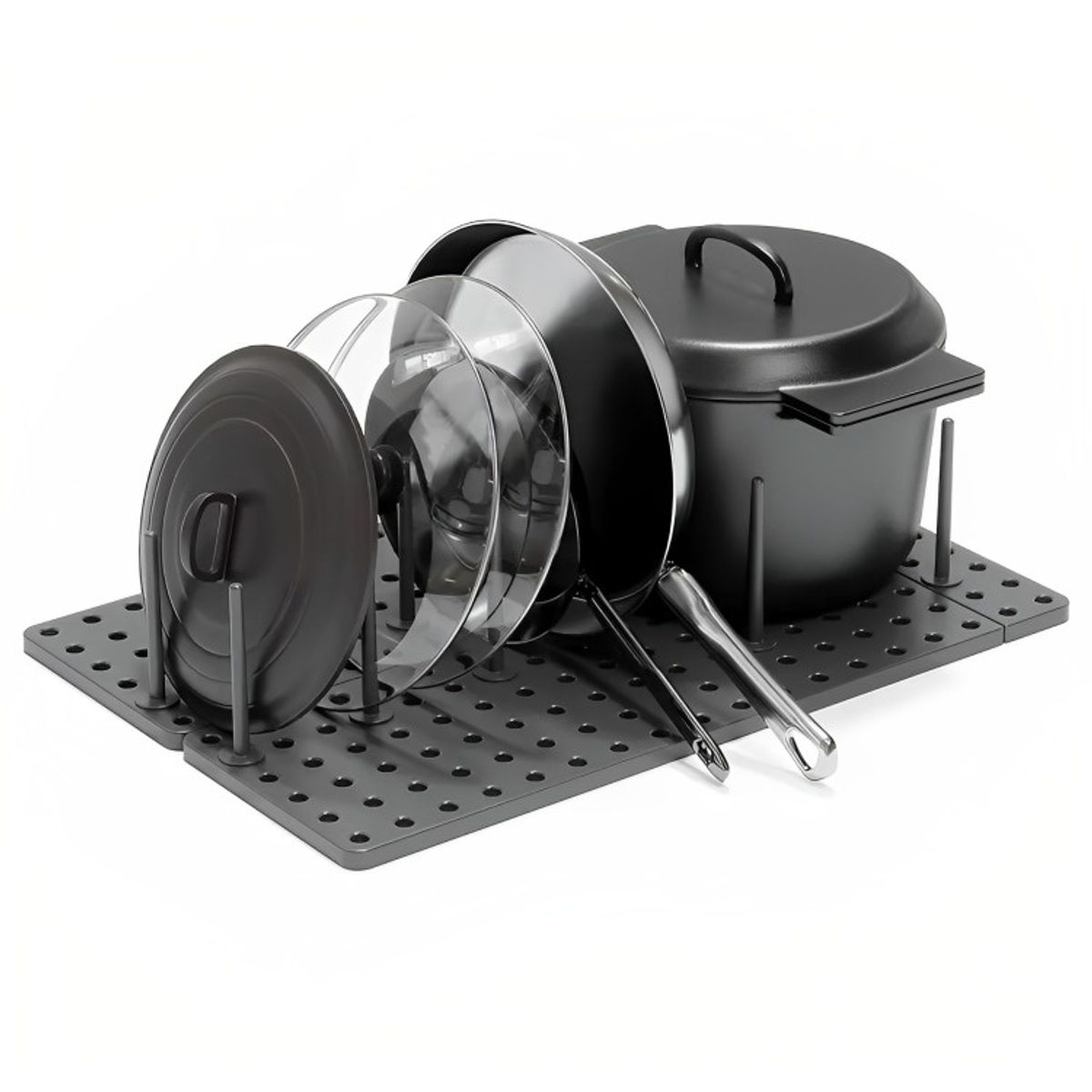 GENERICO - Set De 2 Estante Ajustable De Drenaje Cocina Tipo De Cajón