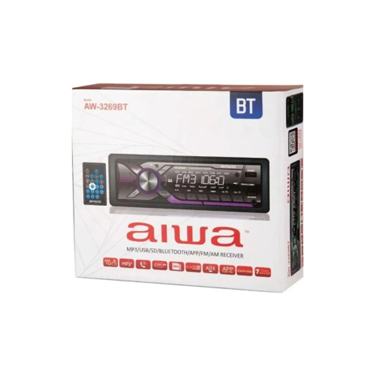 AIWA - RADIO REPRODUCTOR PARA AUTO AIWA AW3269