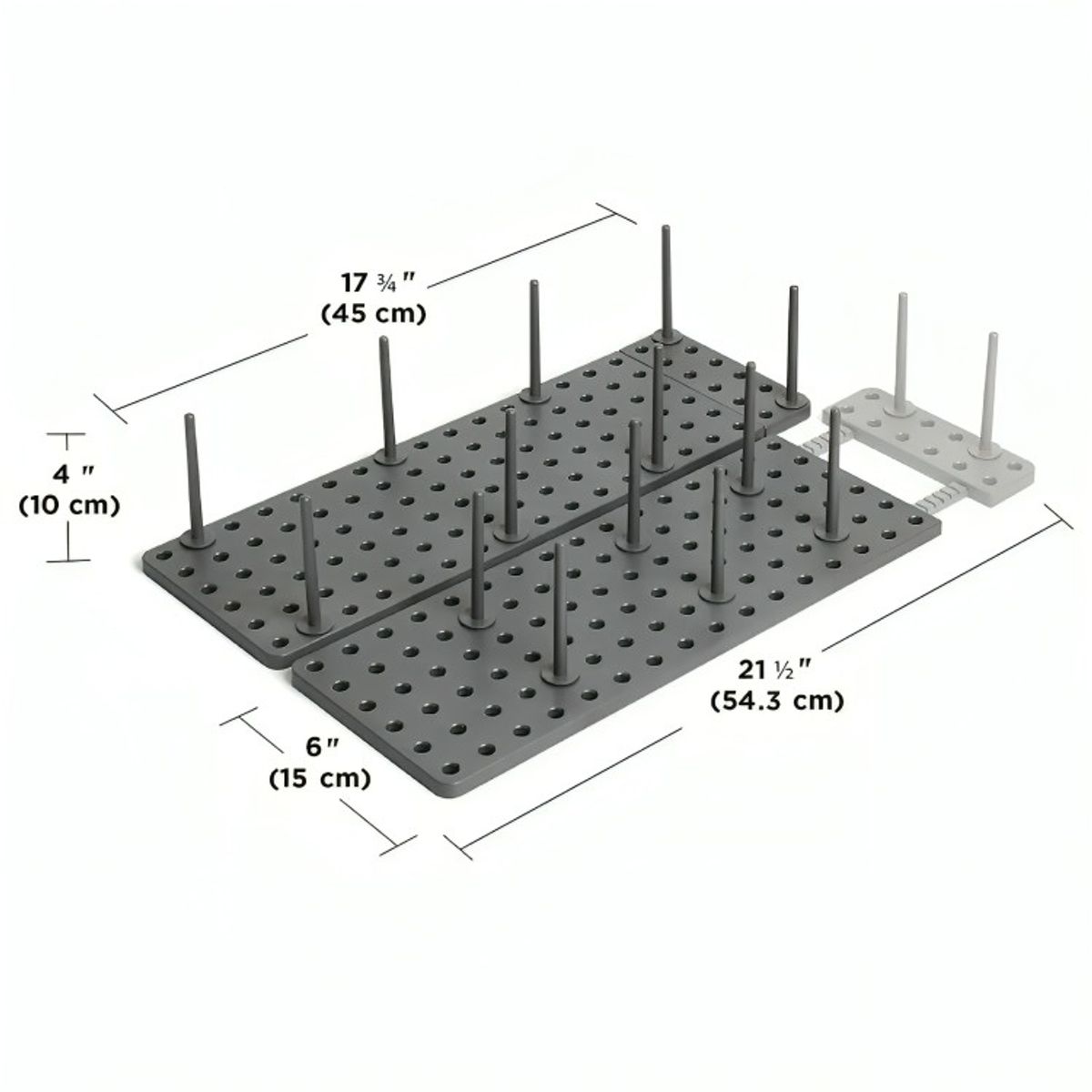 GENERICO - Set De 2 Estante Ajustable De Drenaje Cocina Tipo De Cajón