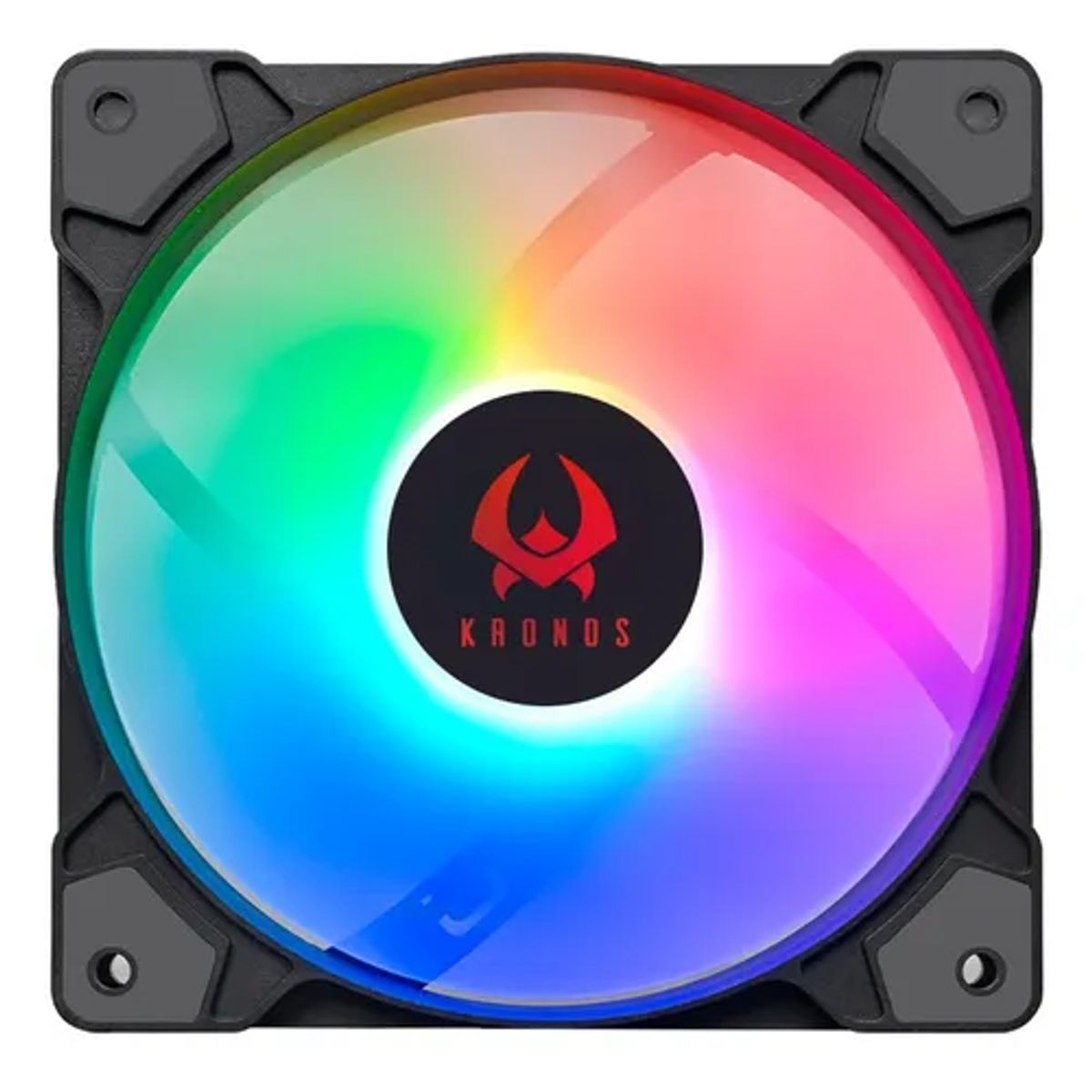 GENERICO - Kit 3 ventiladores cooler kronos boreal argb 120mm color ne
