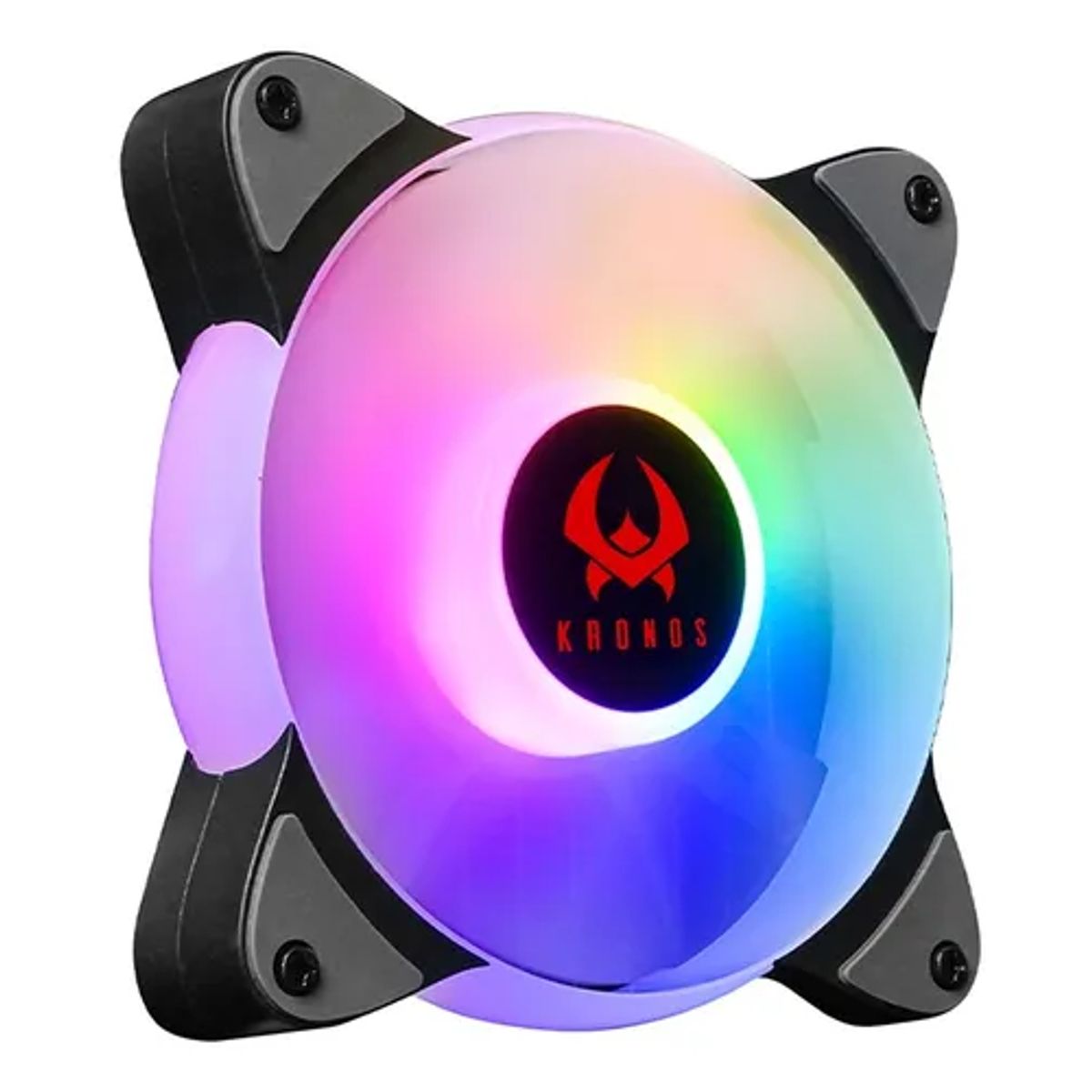 GENERICO - Kit 5 ventiladores pc argb kronos blazer black 120mm color n