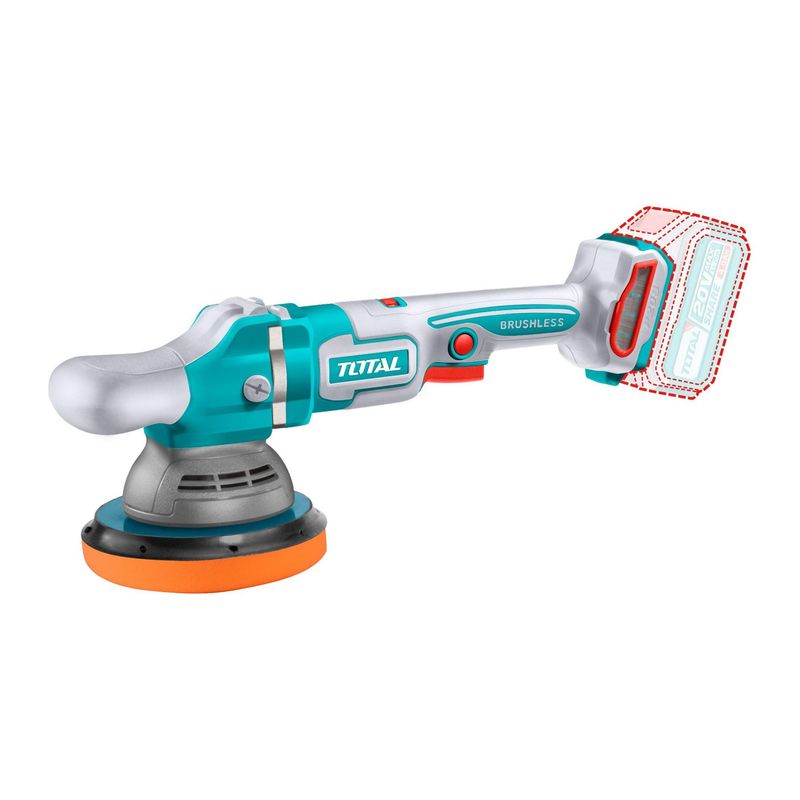 TOTAL TOOLS - Pulidora Inalámbrica 20V 150mm Total