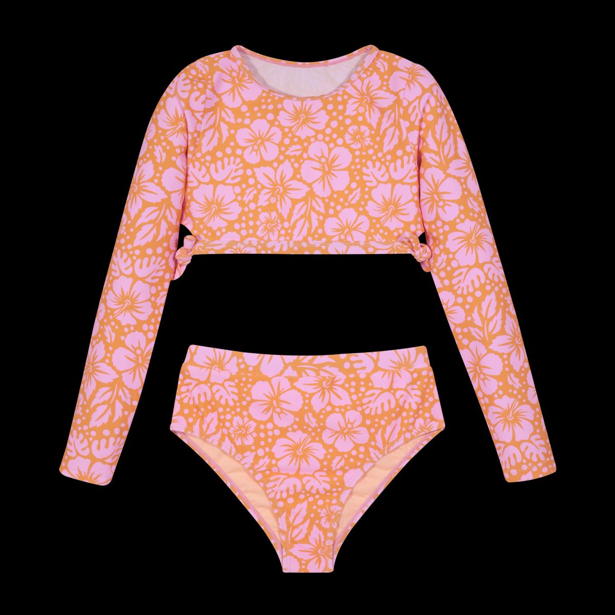H2O WEAR - Traje de Baño Niña Teens Tankini UV50 Crop Top  H2O Wear - Coral