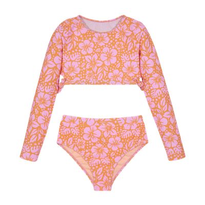 Imagen 2 del producto Traje de Baño Niña Teens Tankini UV50 Crop Top - Coral