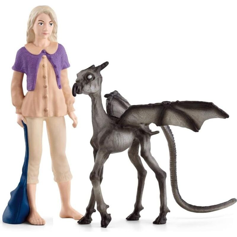SCHLEICH - Figura serie HP Luna Lovegood & Thestral