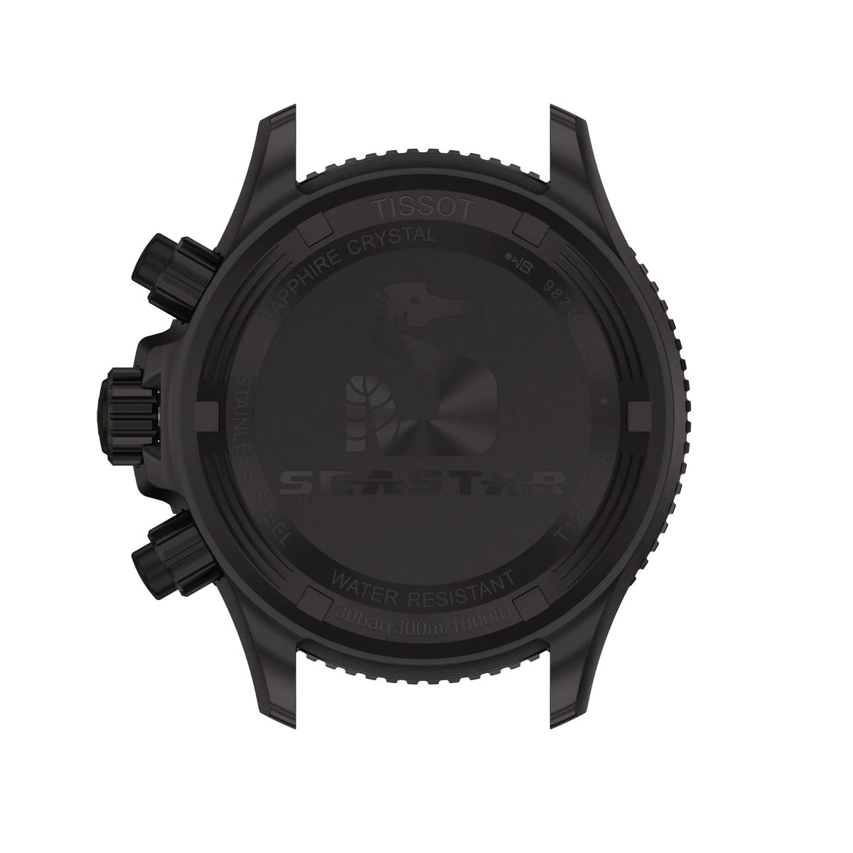 TISSOT - Reloj Tissot Seastar 1000 Chronograph Acero Negro 38MM