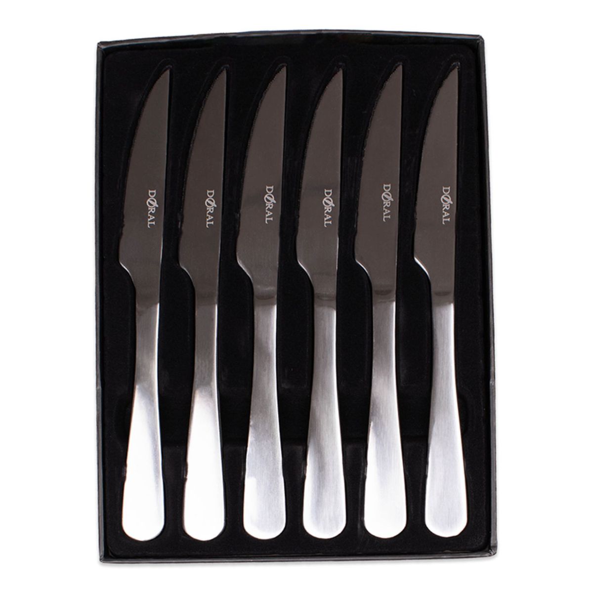 DORAL - Juego Cuchillos Carne 6 Piezas Acero Inoxidable - SC