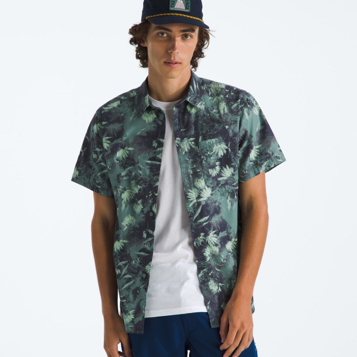 THE NORTH FACE - Camisa Baytrail Pattern Hombre Verde Oscuro