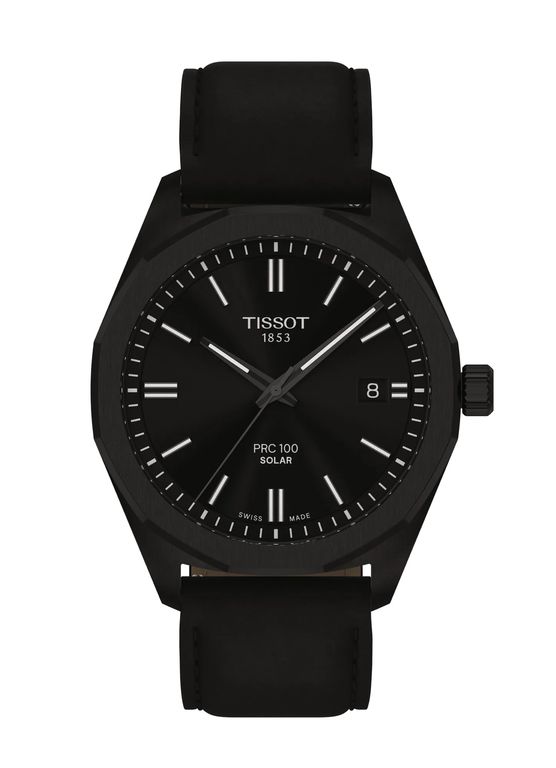 Reloj PRC 100 Solar Cuero Negro Negro TALLA UNICA