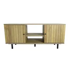 GENERICO - Rack Tv para 55¨ Hako Roble Miel Moderno