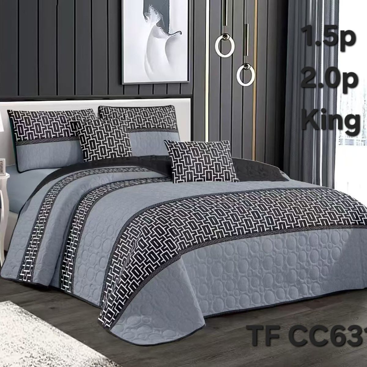 GENERICO - Cubrecama - Cobertor Quilts de Verano 2 plazas