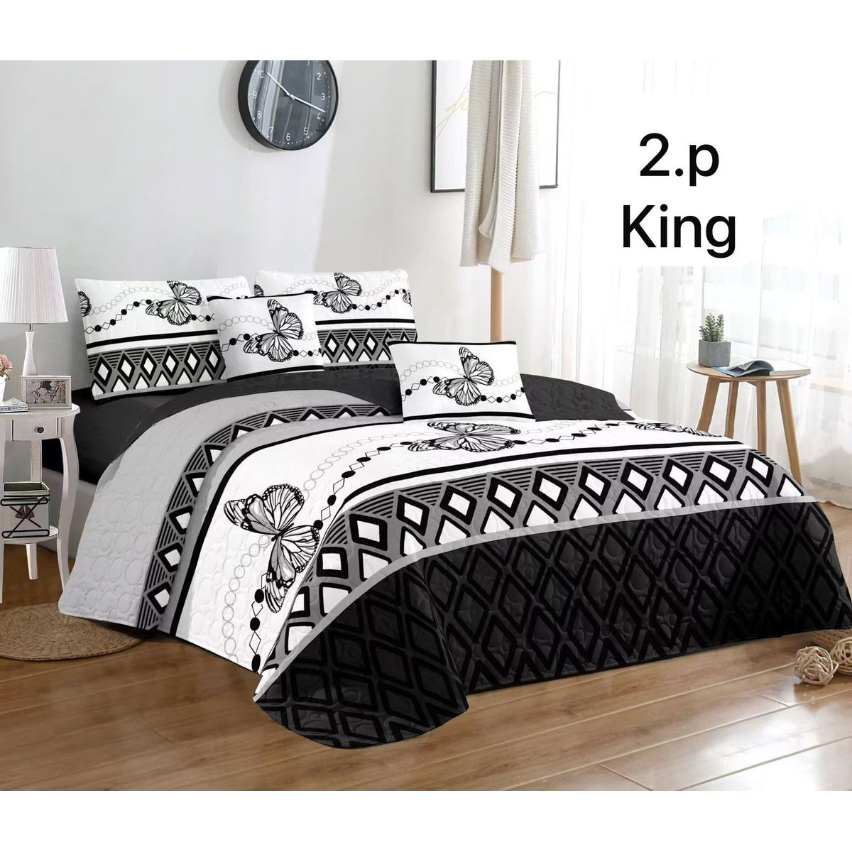 GENERICO - Cubrecama - Cobertor Quilts de Verano 2 plazas