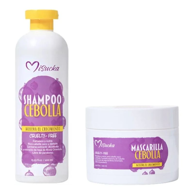 GENERICO - Kit Shampoo Y Mascarilla Cebolla Jengire Y Romero De Misucka