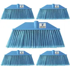 GENERICO - 5 Repuestos Escobillón Americano Multiuso Azul 10,5 Cm