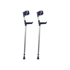 GENERICO - 2 baston muleta canadiense ortopedico aluminio codera movil