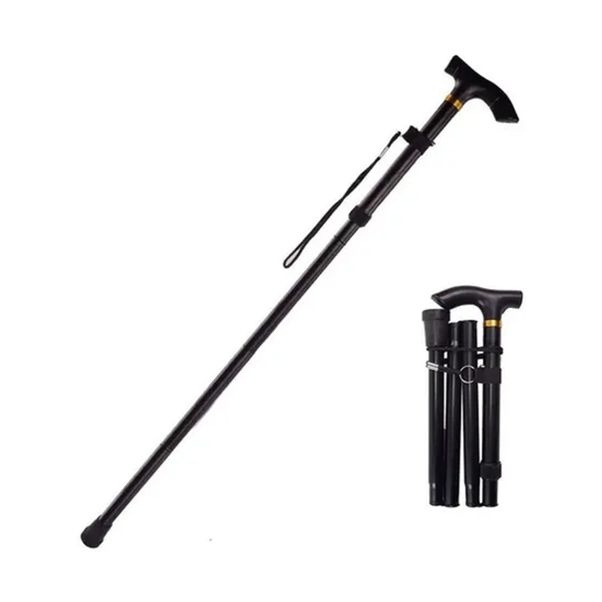 GENERICO - Bastón plegable  retráctil - muy ligero practico y cómodo