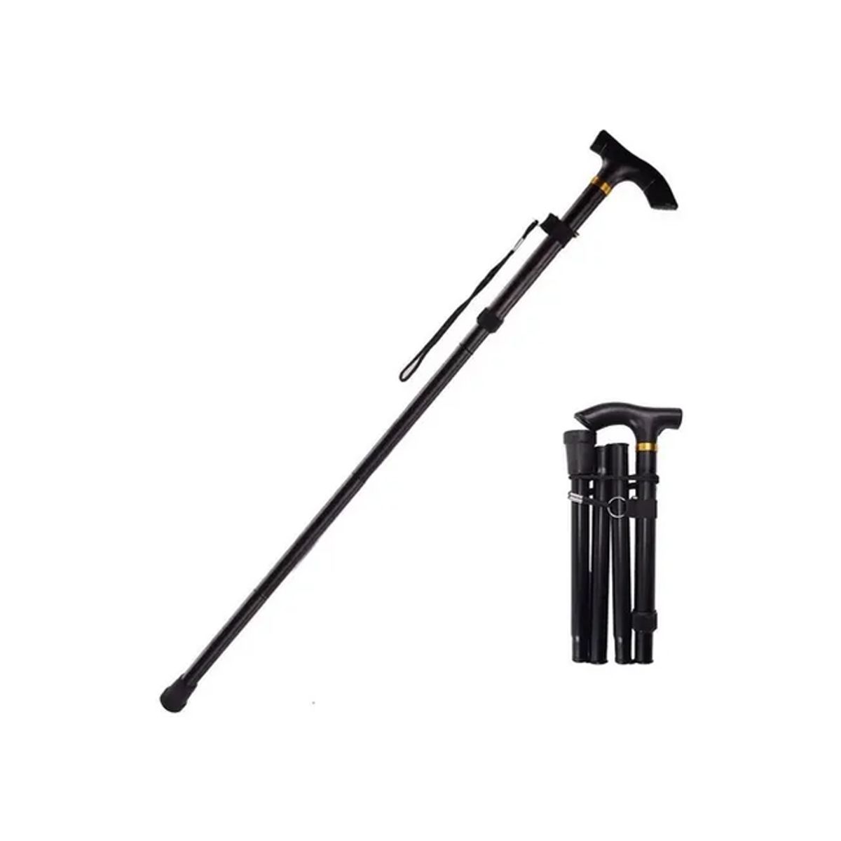 GENERICO - Bastón plegable  retráctil - muy ligero practico y cómodo