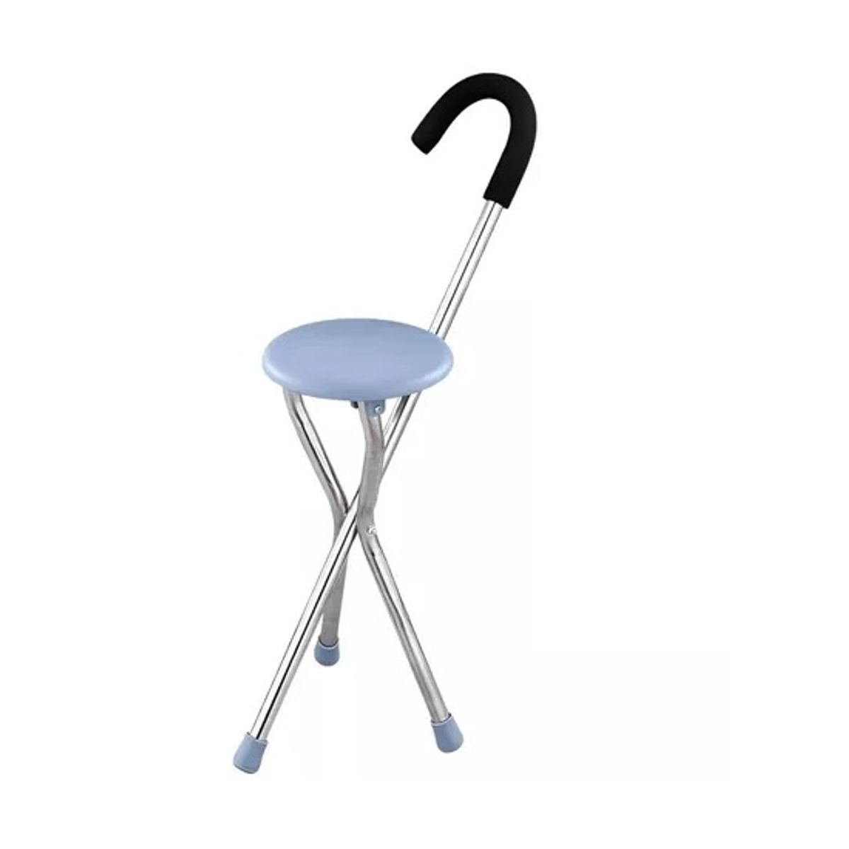 GENERICO - Baston con asiento plegable baston ortopédico bastones piso