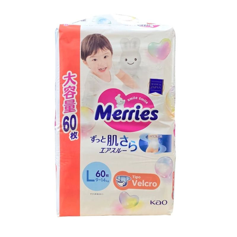 MERRIES - Pañales Pants Merries Talla L - 60 Unidades
