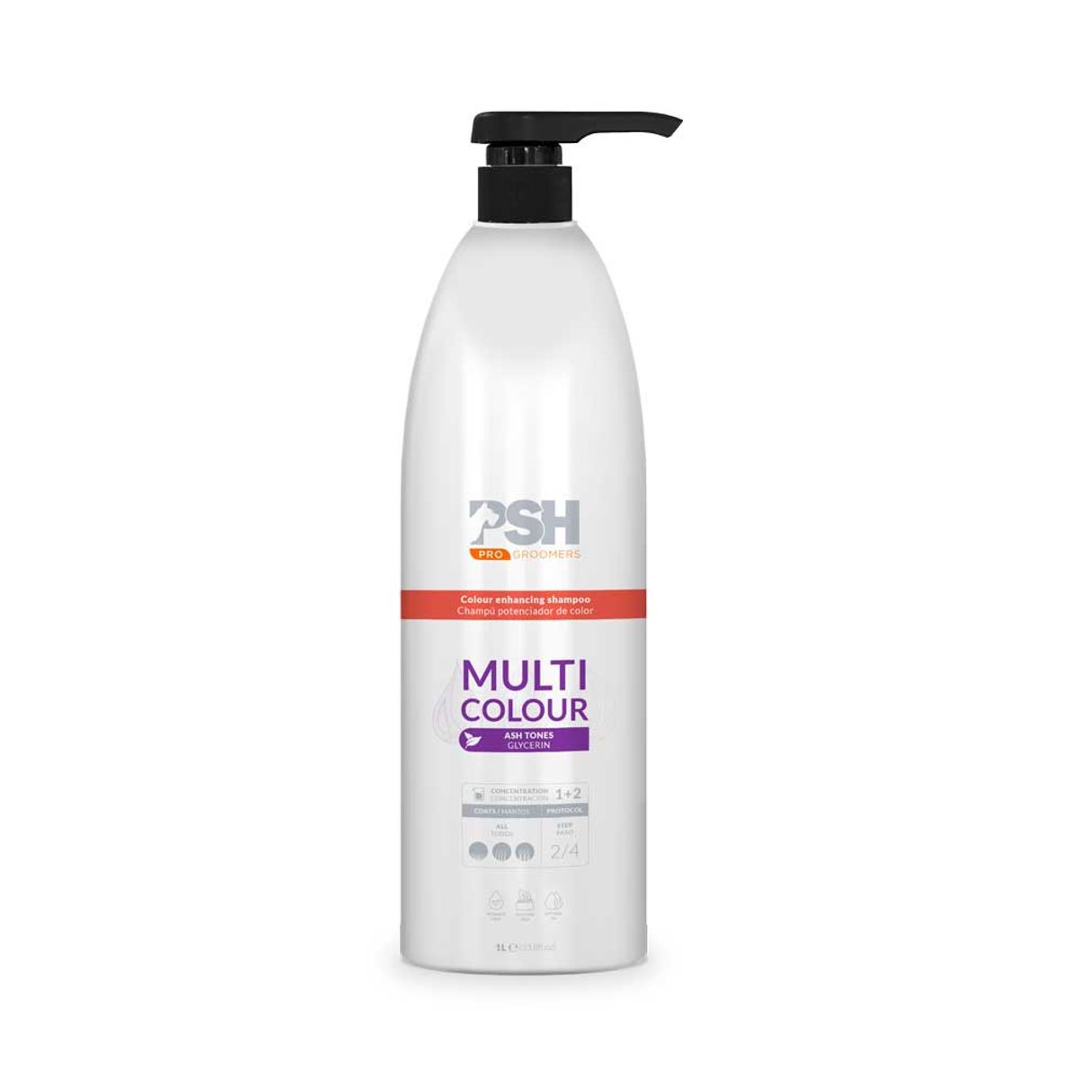 GENERICO - Shampoo para Mascotas Potenciador de Color Multi Colour PSH 1L