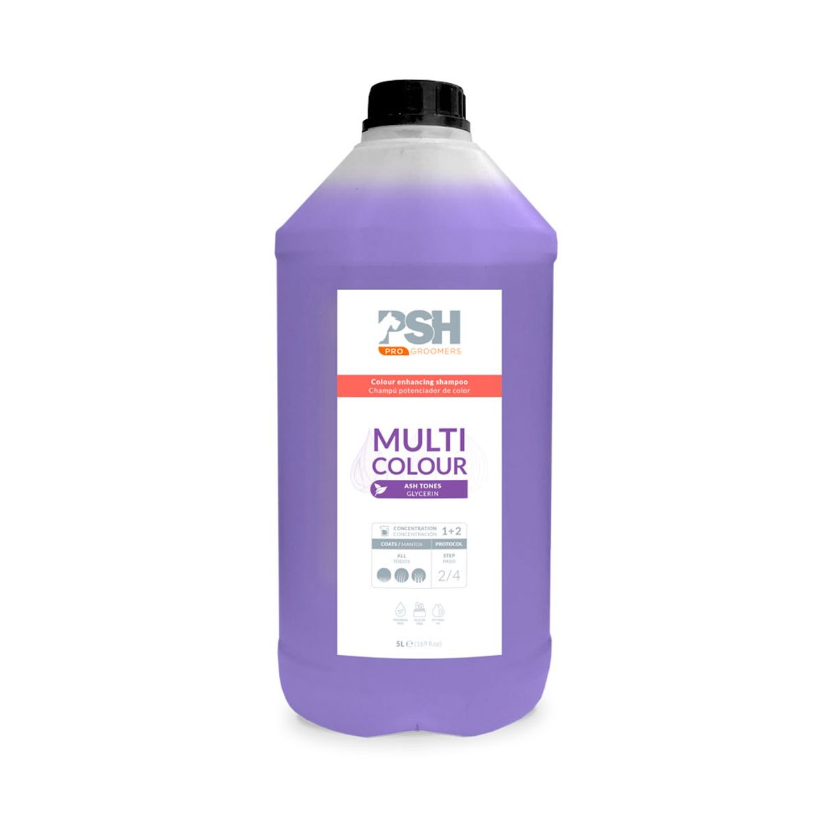 GENERICO - Shampoo para Mascotas Potenciador de Color Multi Colour PSH 5L