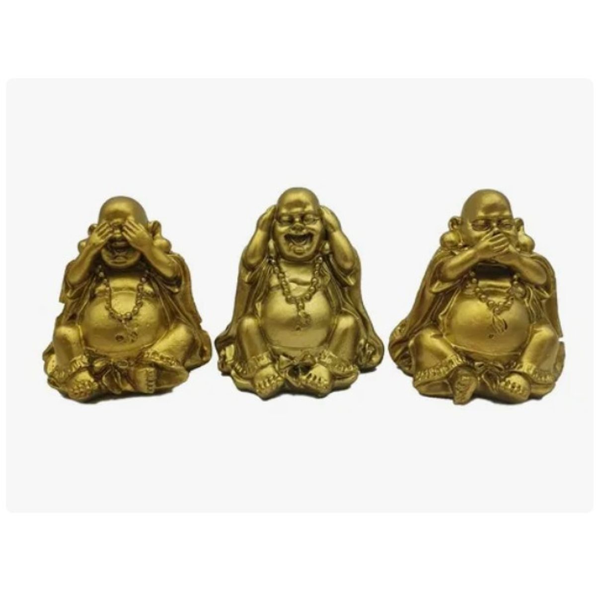 GENERICO - Buda Gold Fen Shui Ciedo, Sordo y  Mudo