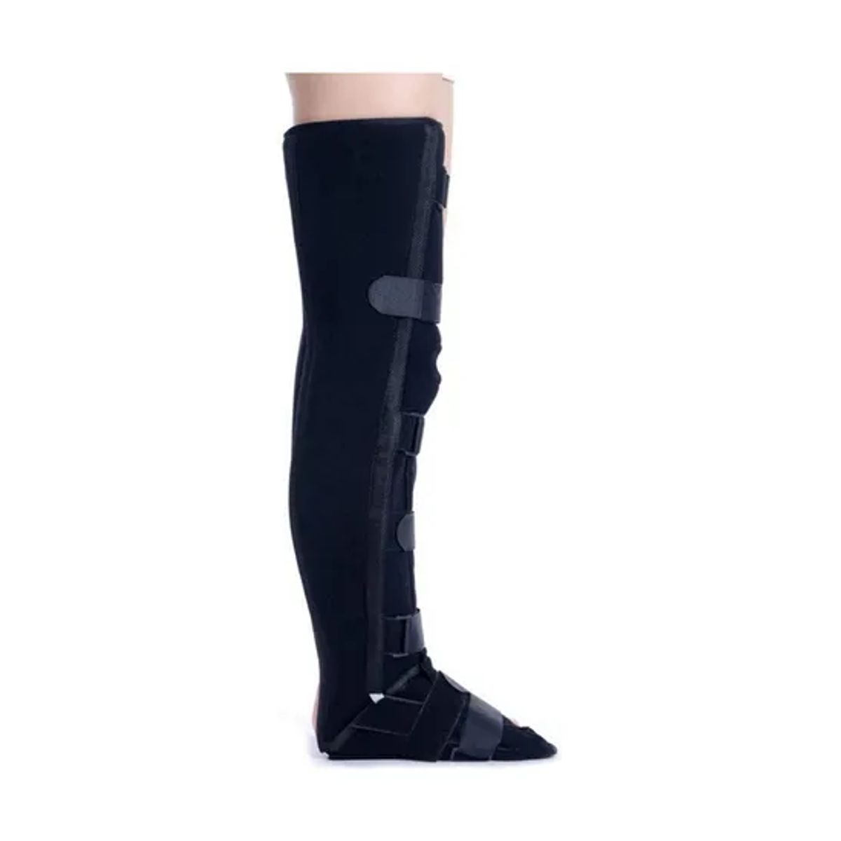 GENERICO - Ortesis de rodilla inmovilizadora ortopédica bota larga l
