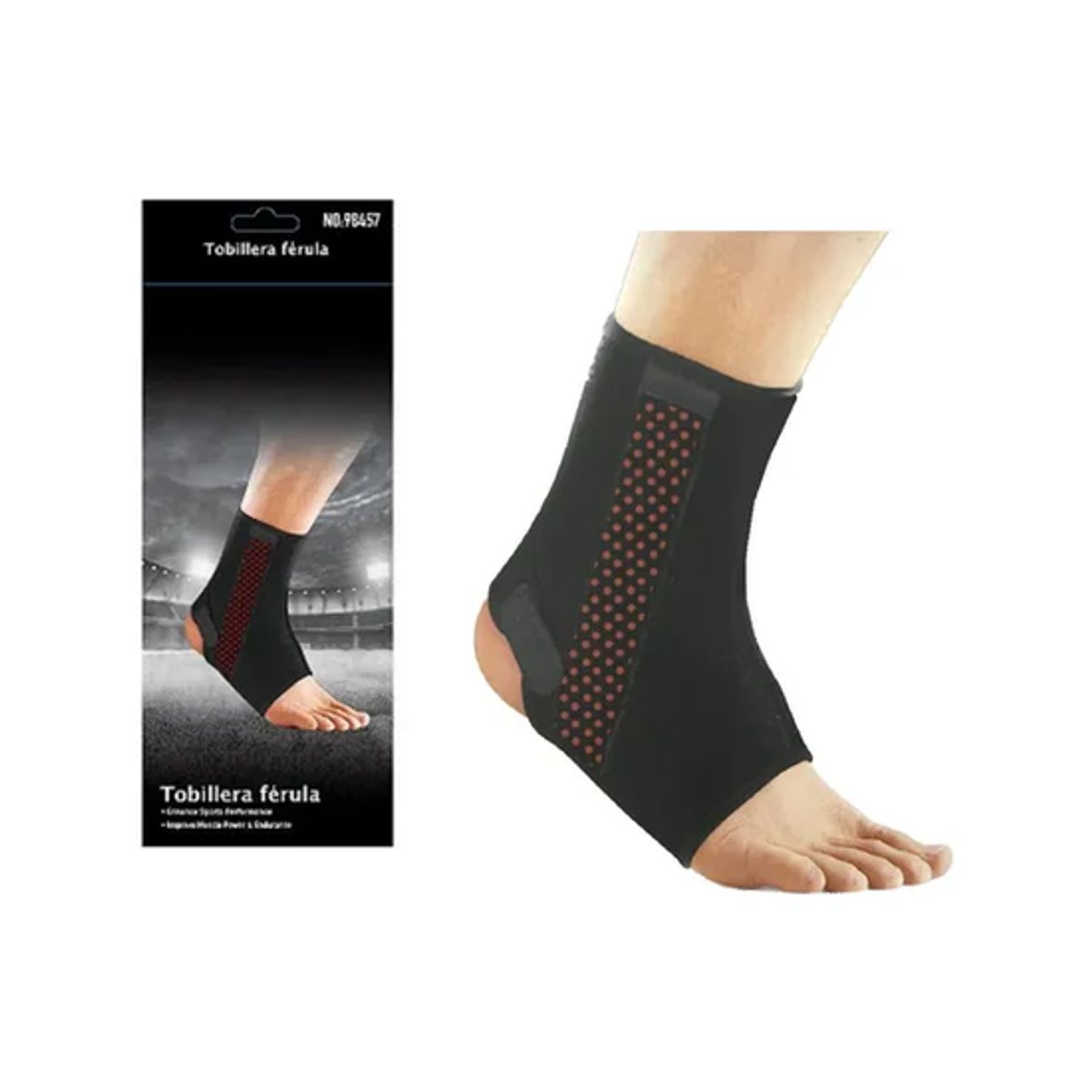 GENERICO - Tobilleras estabilizadoras con barras laterales ortopedicas