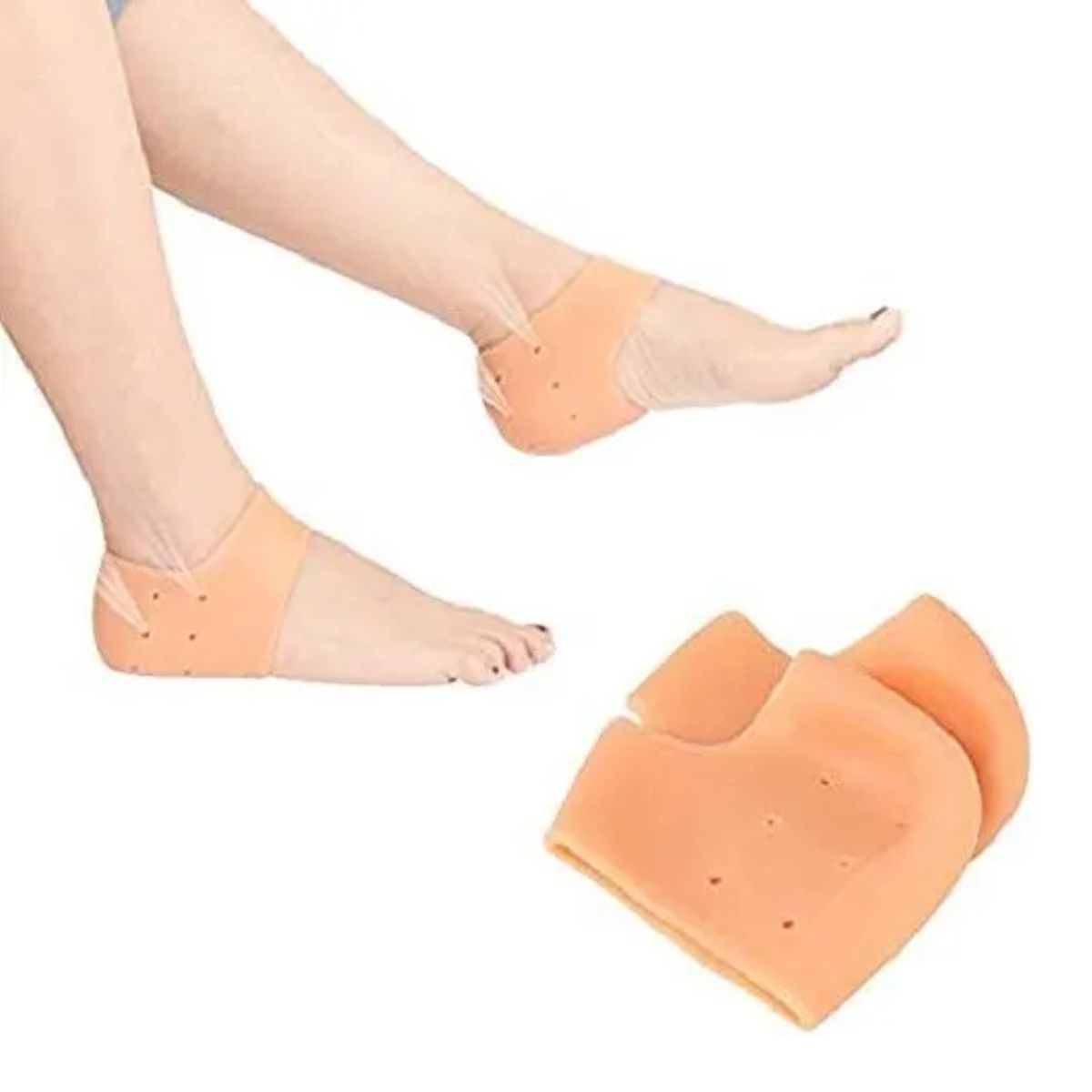 GENERICO - Protector de talon tobillo gel silicona para zapatos piel