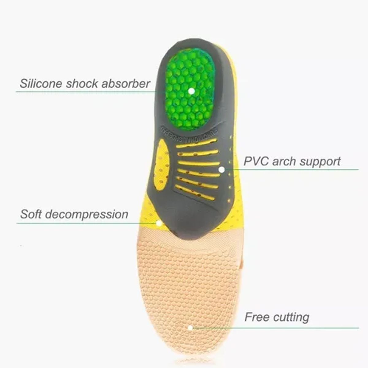 GENERICO - Plantillas ortopédicas premium para fascitis plantar unisex
