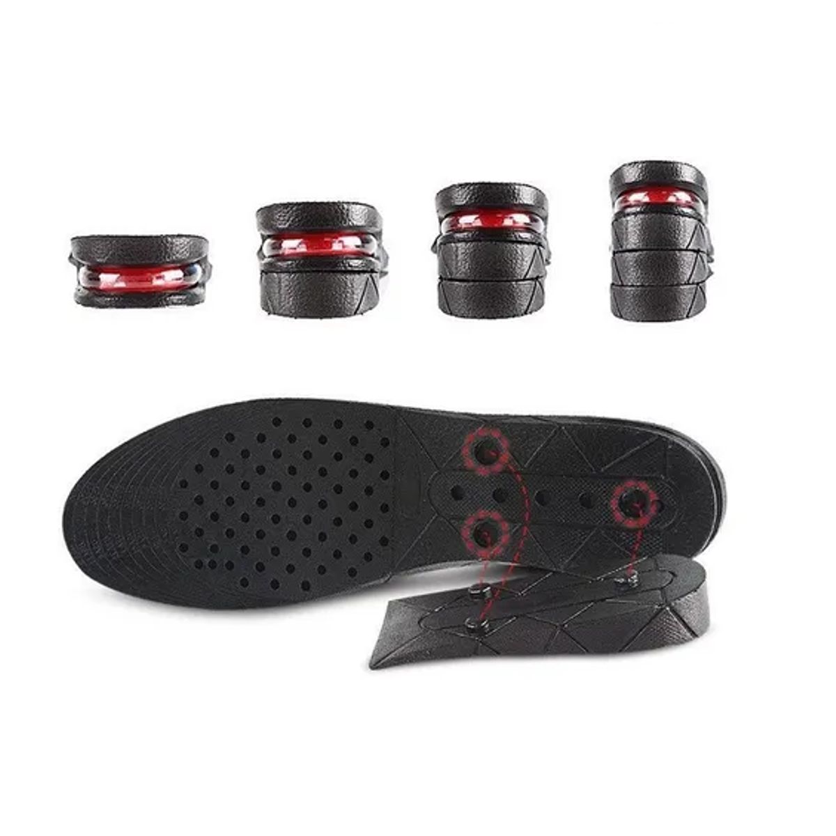 GENERICO - Plantillas de altura cojin de aire aumenta estatura unisex t