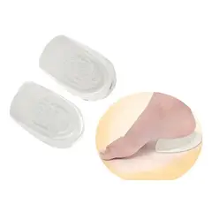GENERICO - Almohadillas cojín para talón de gel silicona unisex 1 par c