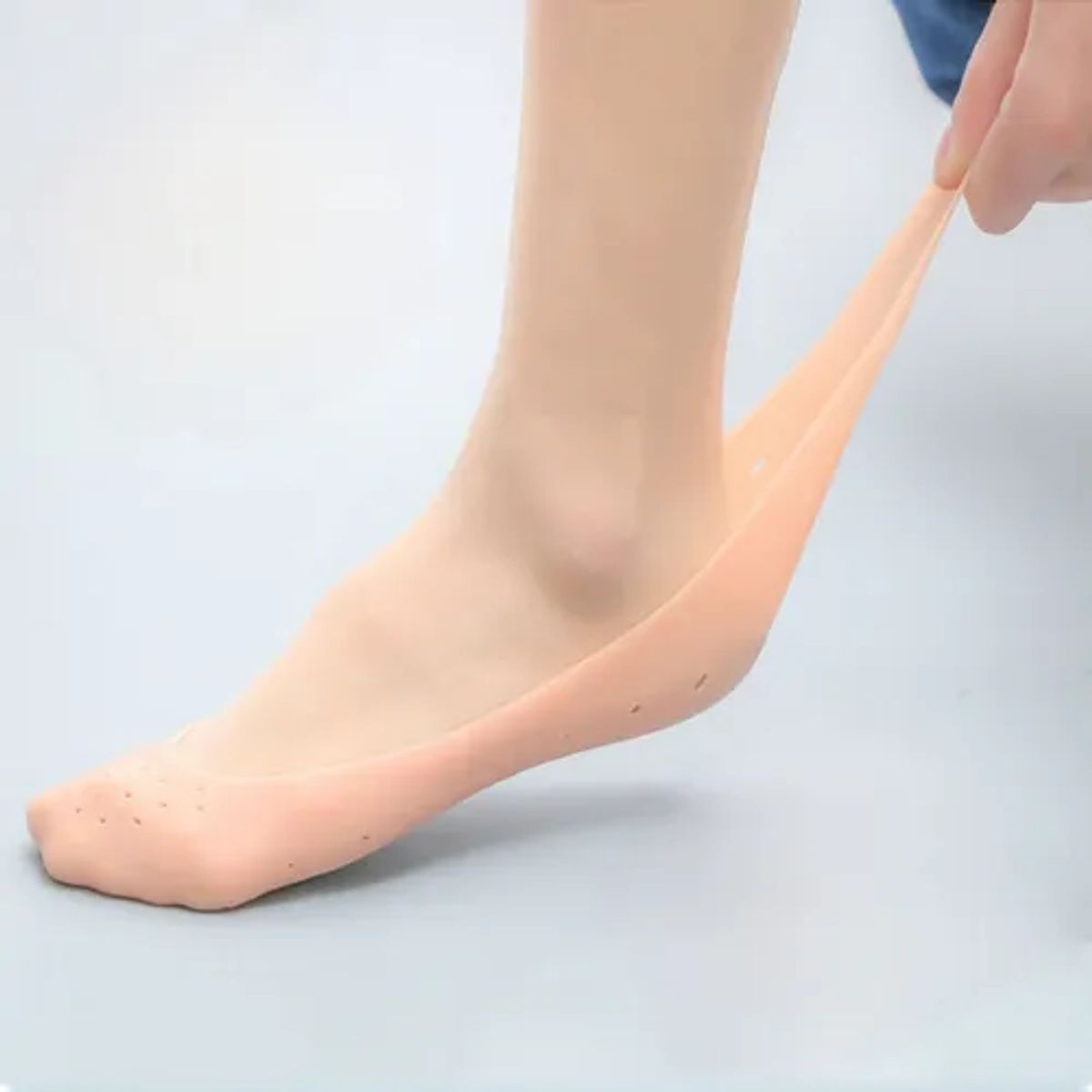 GENERICO - Medias protectoras plantillas de pies de silicona hidratante