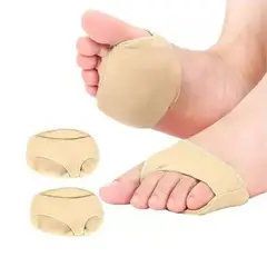 GENERICO - Cojin metatarso almohadilla de gel con soporte de tela par