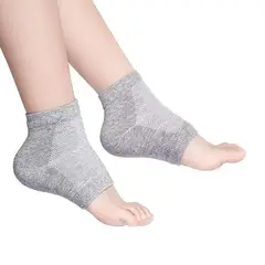 GENERICO - Calceta soporte plantar protector gel silicona para talón 2