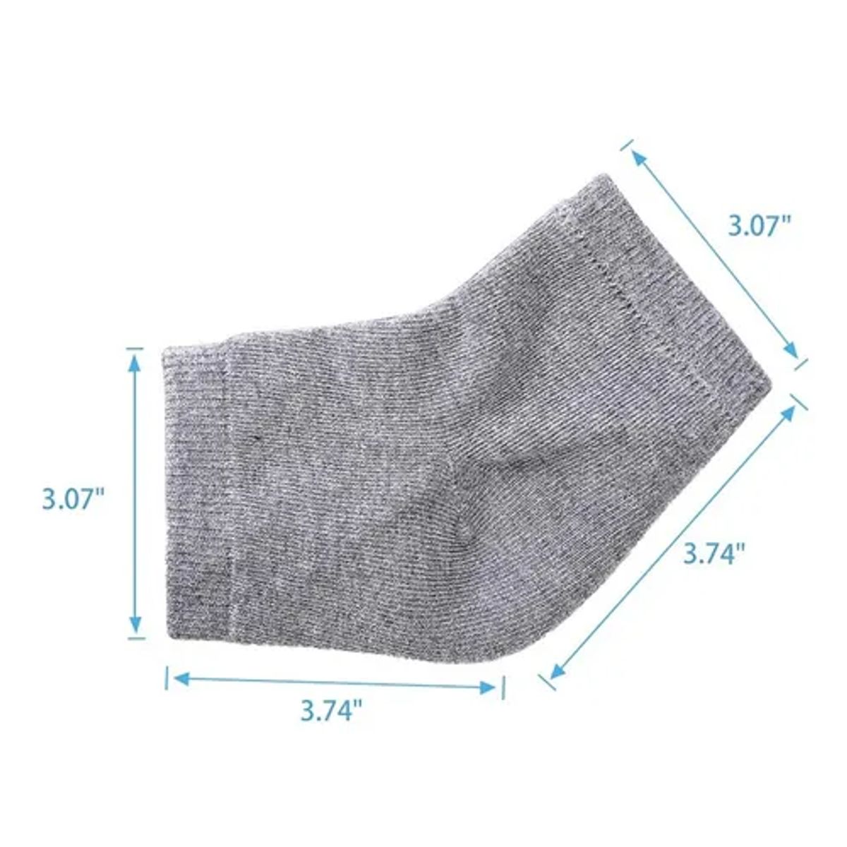 GENERICO - Calceta soporte plantar protector gel silicona para talón 2