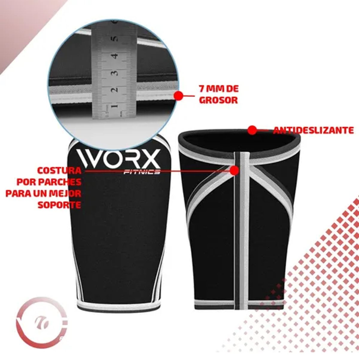 GENERICO - Odillera deportiva worx gym compresion ortopedica neopreno c