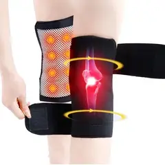 GENERICO - Pack de 2 rodilleras magnética alivia dolor artritis color n