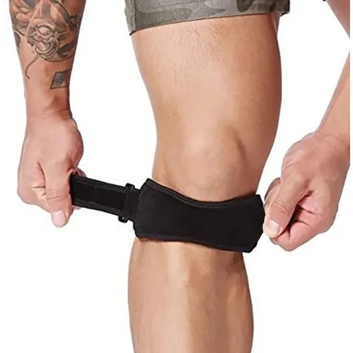 GENERICO - Menisquera ajustable soporte rodillera deportiva color talla